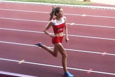 Klaudia Paych w biegu na 400 metrw